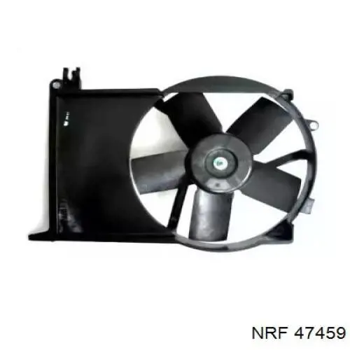 Difusor de radiador, ventilador de refrigeración, condensador del aire acondicionado, completo con motor y rodete para Opel Tigra (S93)