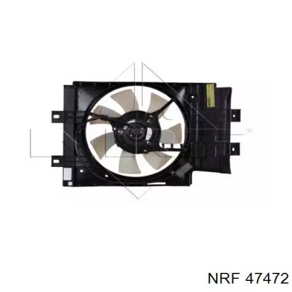 Difusor de radiador, aire acondicionado, completo con motor y rodete para Nissan Micra (K11)