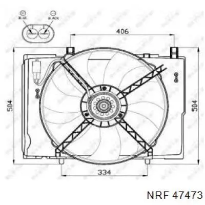 05101095AA Chrysler ventilador del motor