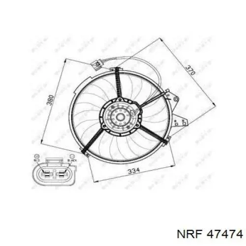 Ventilador de radiador VAG 8Z0959455C precio, desde 95,83 EUR