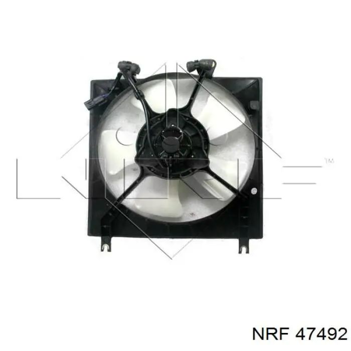 Difusor de radiador, ventilador de refrigeración, condensador del aire acondicionado, completo con motor y rodete para Mitsubishi Lancer (CK/PA)