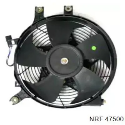47500 NRF difusor de radiador, aire acondicionado, completo con motor y rodete