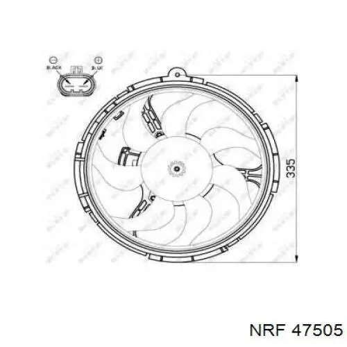 Comprar 47505 NRF Ventilador del motor