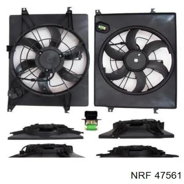47561 NRF rodete ventilador, refrigeración de motor