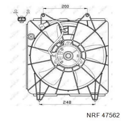 Motor del ventilador de enfriado Honda Pilot 