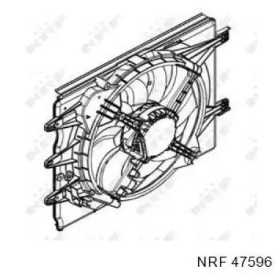 47596 NRF Ventilador de refrigeración del motor