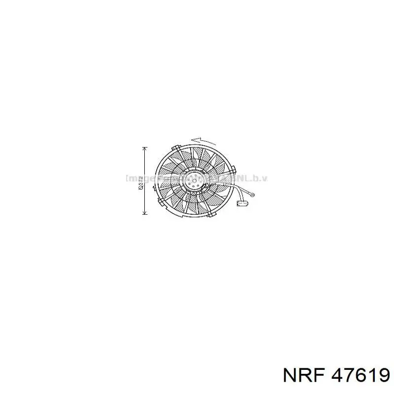 Comprar 47619 NRF Ventilador del motor