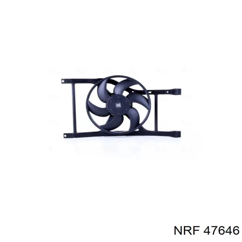 47646 NRF ventilador (rodete +motor refrigeración del motor con electromotor completo)