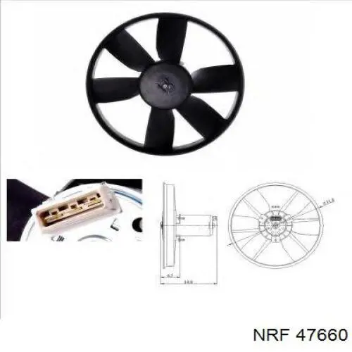 Comprar 47660 NRF Ventilador del motor
