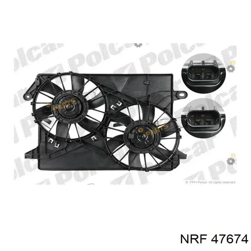 Ventilador, refrigeración motor NRF 47674 precio, desde 161,97 EUR