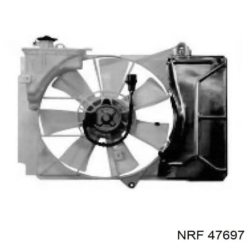 Ventilador, refrigeración motor NRF 47697 precio, desde 150,91 EUR