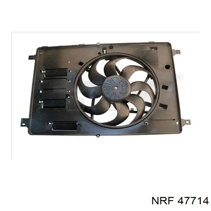 47714 NRF difusor de radiador, ventilador de refrigeración, condensador del aire acondicionado, completo con motor y rodete