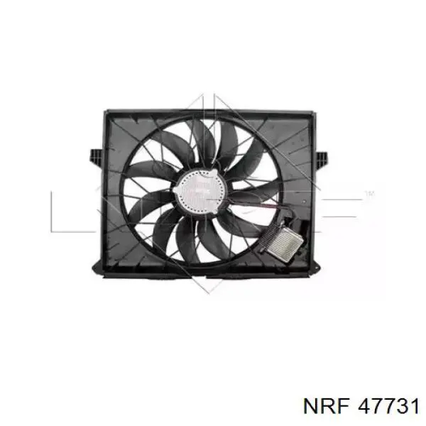 Difusor de radiador, ventilador de refrigeración, condensador del aire acondicionado, completo con motor y rodete para Mercedes ML/GLE (W164)