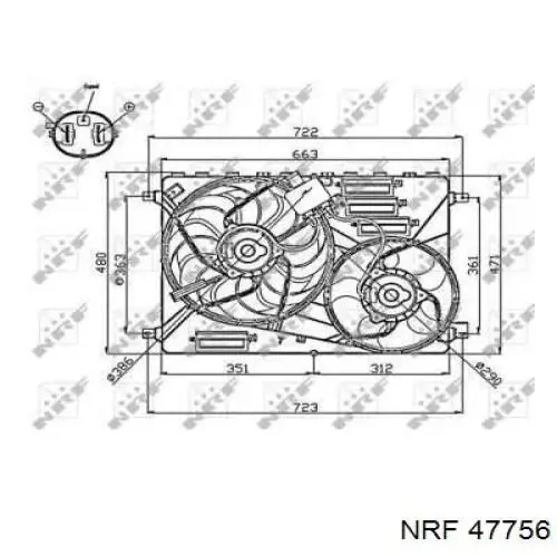Comprar 47756 NRF Ventilador de radiador