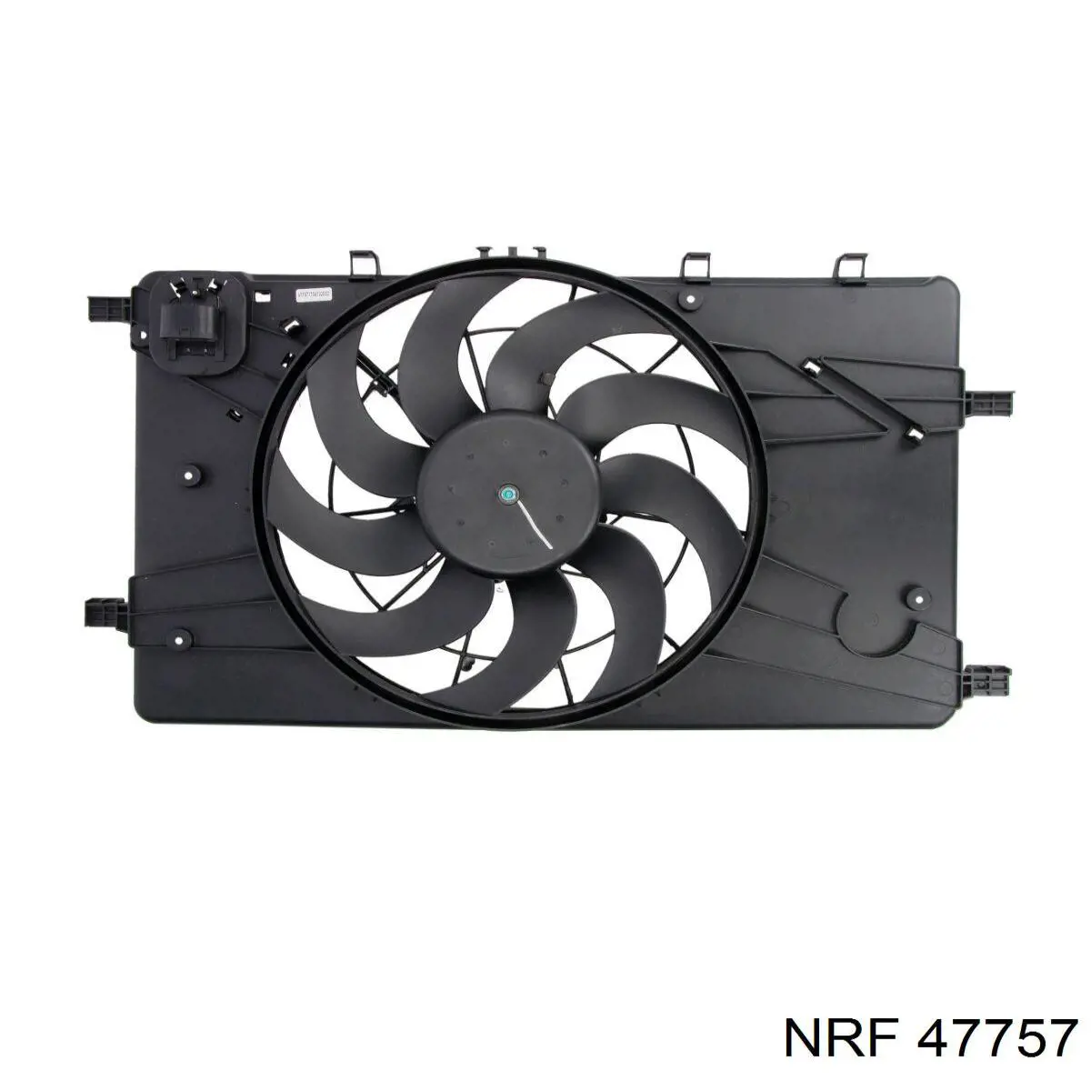 47757 NRF difusor de radiador, ventilador de refrigeración, condensador del aire acondicionado, completo con motor y rodete