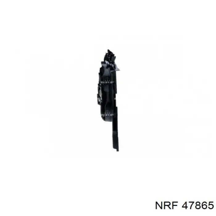 47865 NRF difusor de radiador, ventilador de refrigeración, condensador del aire acondicionado, completo con motor y rodete