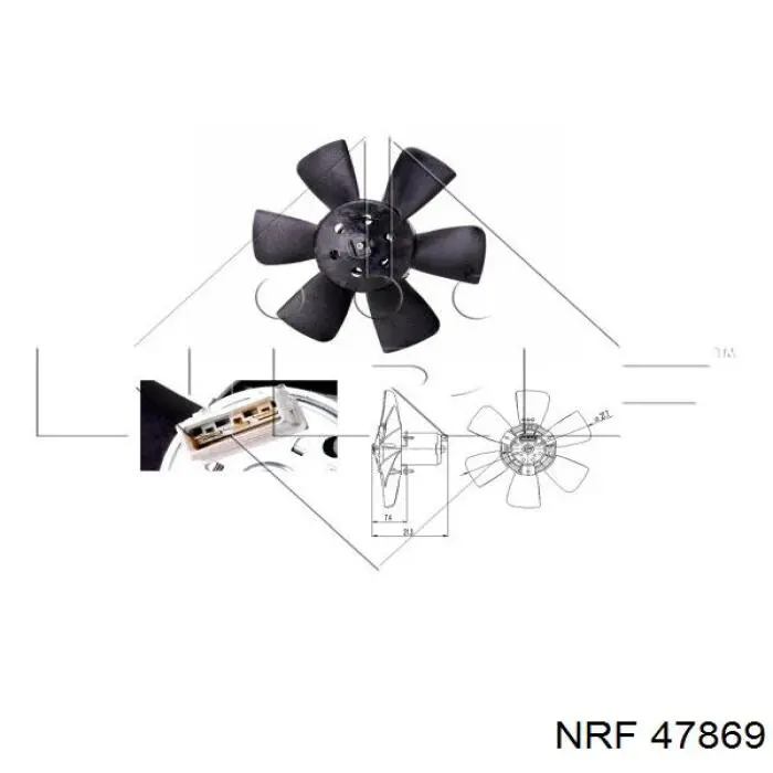 VF4210 BGA Electroventilador del motor