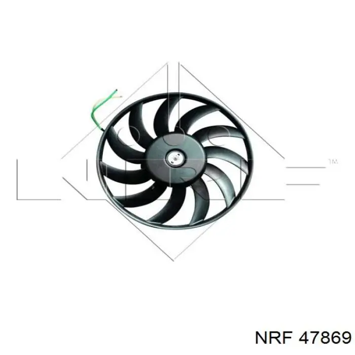 SV-8006S Polcar ventilador (rodete +motor refrigeración del motor con electromotor completo)