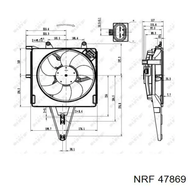 Ventilador de radiador BGA VF4210 precio, desde 471,15 EUR