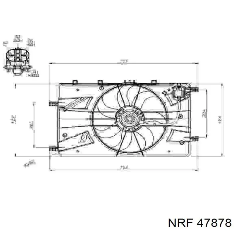 Ventilador de radiador NRF 47878 precio, desde 130,68 EUR
