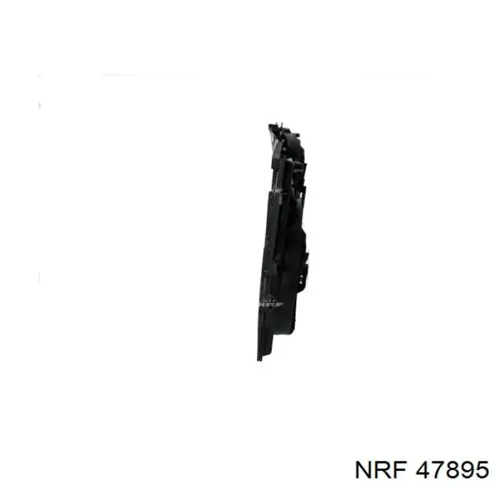47895 NRF difusor de radiador, ventilador de refrigeración, condensador del aire acondicionado, completo con motor y rodete