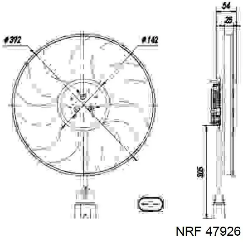 Ventilador de radiador AND 35959052 precio, desde 108,90 EUR