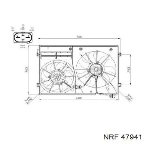Bastidor radiador 34121001 AND