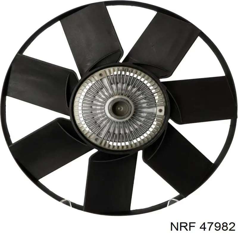 47982 NRF difusor de radiador, ventilador de refrigeración, condensador del aire acondicionado, completo con motor y rodete