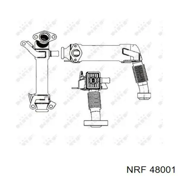 Comprar 831236 Sidat Enfriador de recirculación de gases de escape EGR