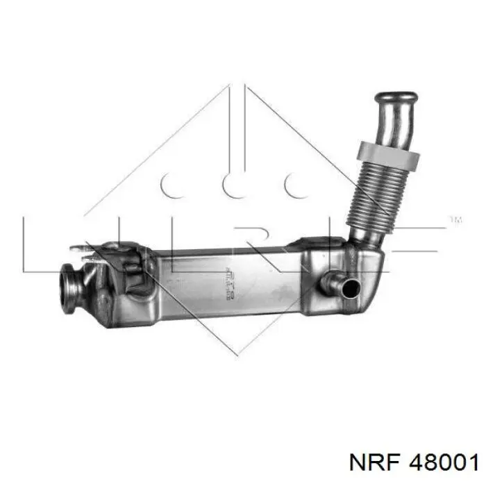 48001 NRF Enfriador de recirculación de gases de escape EGR