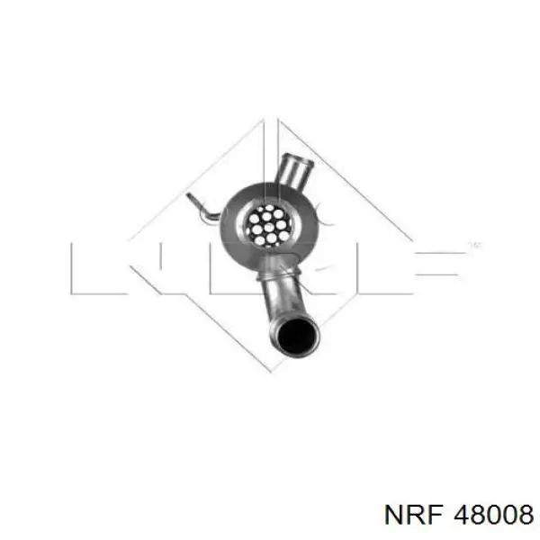 Enfriador EGR de recirculación de gases de escape para Citroen Xsara (N2)