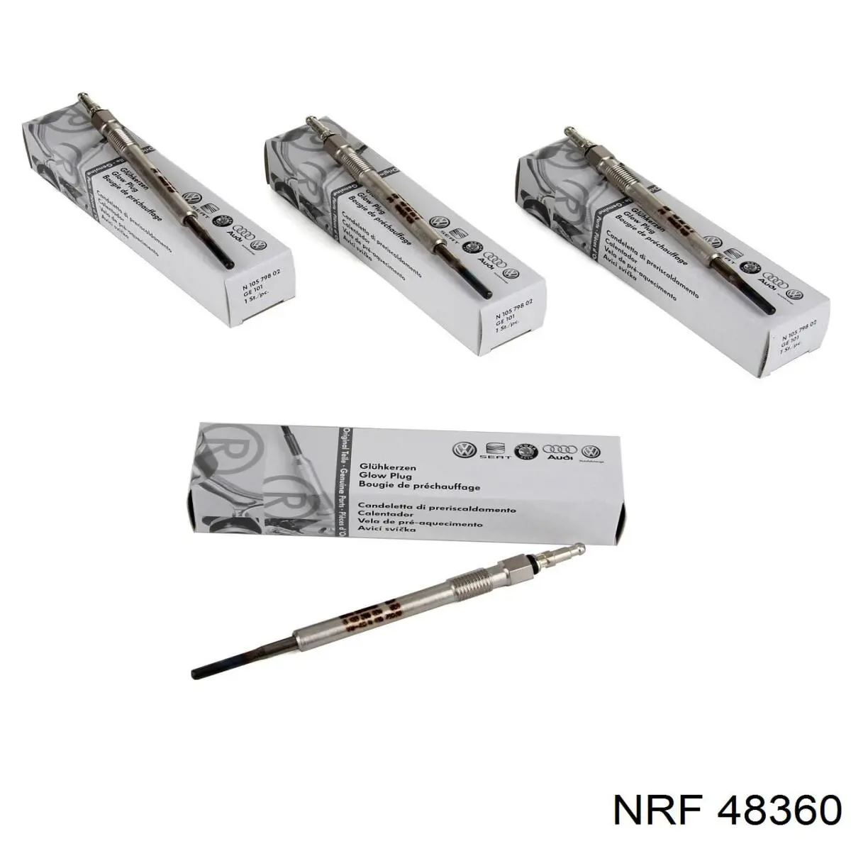 48360 NRF Enfriador de recirculación de gases de escape EGR