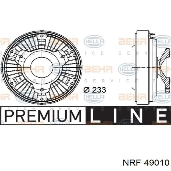 49010 NRF Embrague viscoso