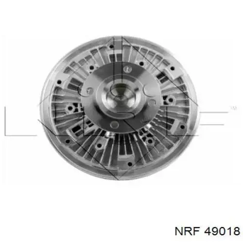 49018 NRF embrague, ventilador del radiador