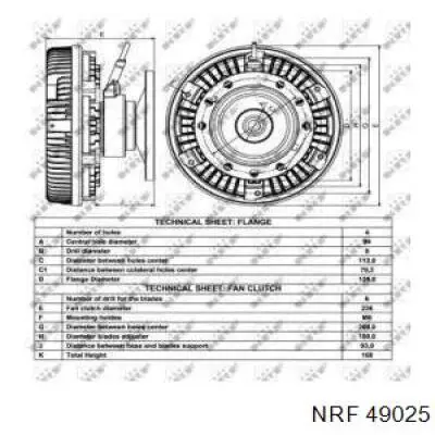 Comprar 49025 NRF Embrague viscoso de ventilador
