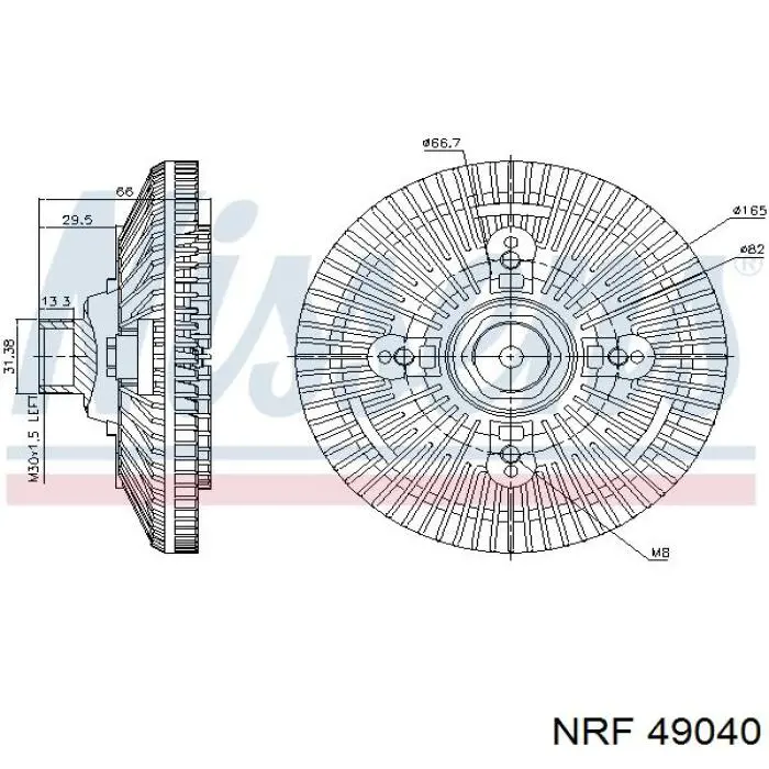 Comprar 49040 NRF Embrague viscoso de ventilador