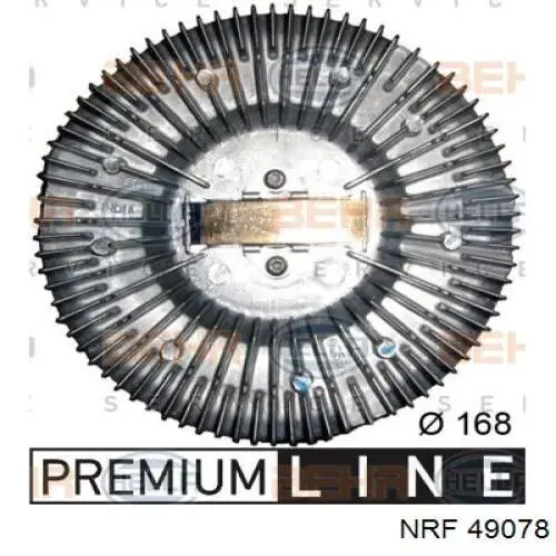 Embrague viscoso de ventilador 760808 Diesel Technic