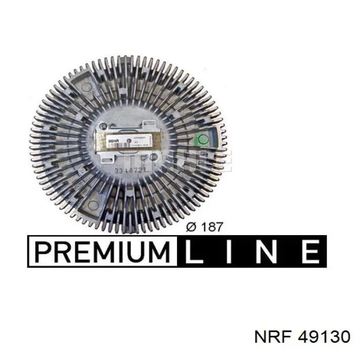 Embrague viscoso de ventilador 49130 NRF