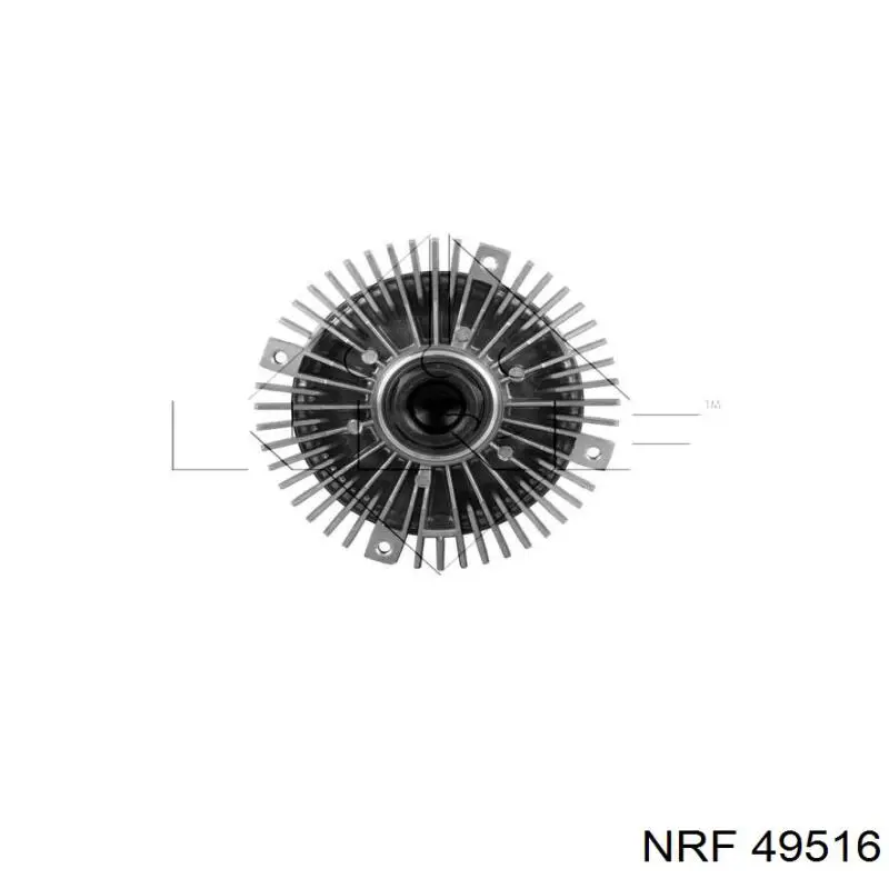 49516 NRF embrague, ventilador del radiador