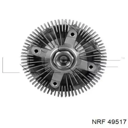 49517 NRF embrague, ventilador del radiador