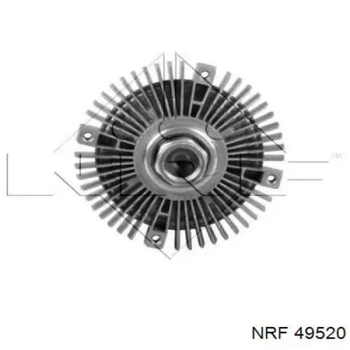 49520 NRF embrague, ventilador del radiador