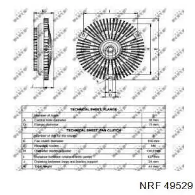 Sistema De Enfriamiento De Acoplamiento Viscoso De Polea(Impulsor) para Mercedes Sprinter (903)