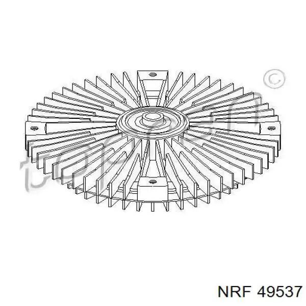 49537 NRF Embrague viscoso