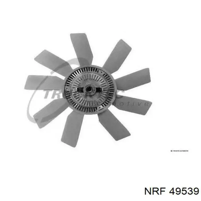 Embrague, ventilador de refrigeración NRF 49539 precio, desde 252,77 EUR