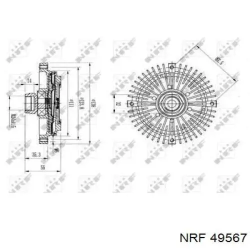 Embrague, ventilador del radiador BMW 3 E21