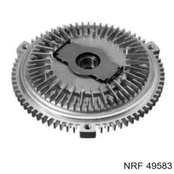 49583 NRF embrague, ventilador del radiador