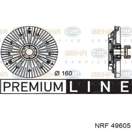 49605 NRF Embrague viscoso