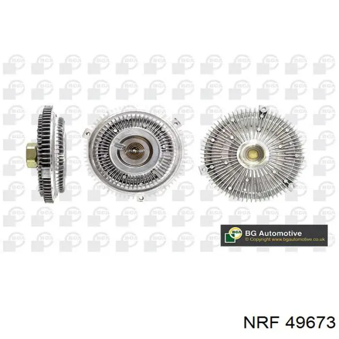 49673 NRF embrague, ventilador del radiador