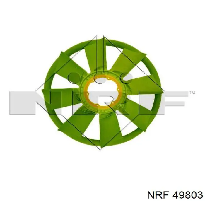49803 NRF rodete ventilador, refrigeración de motor