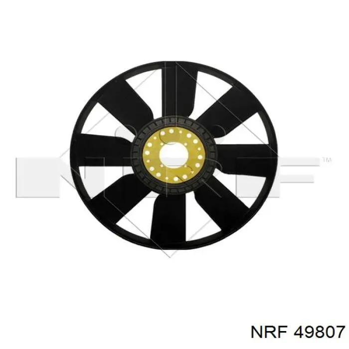 49807 NRF rodete ventilador, refrigeración de motor